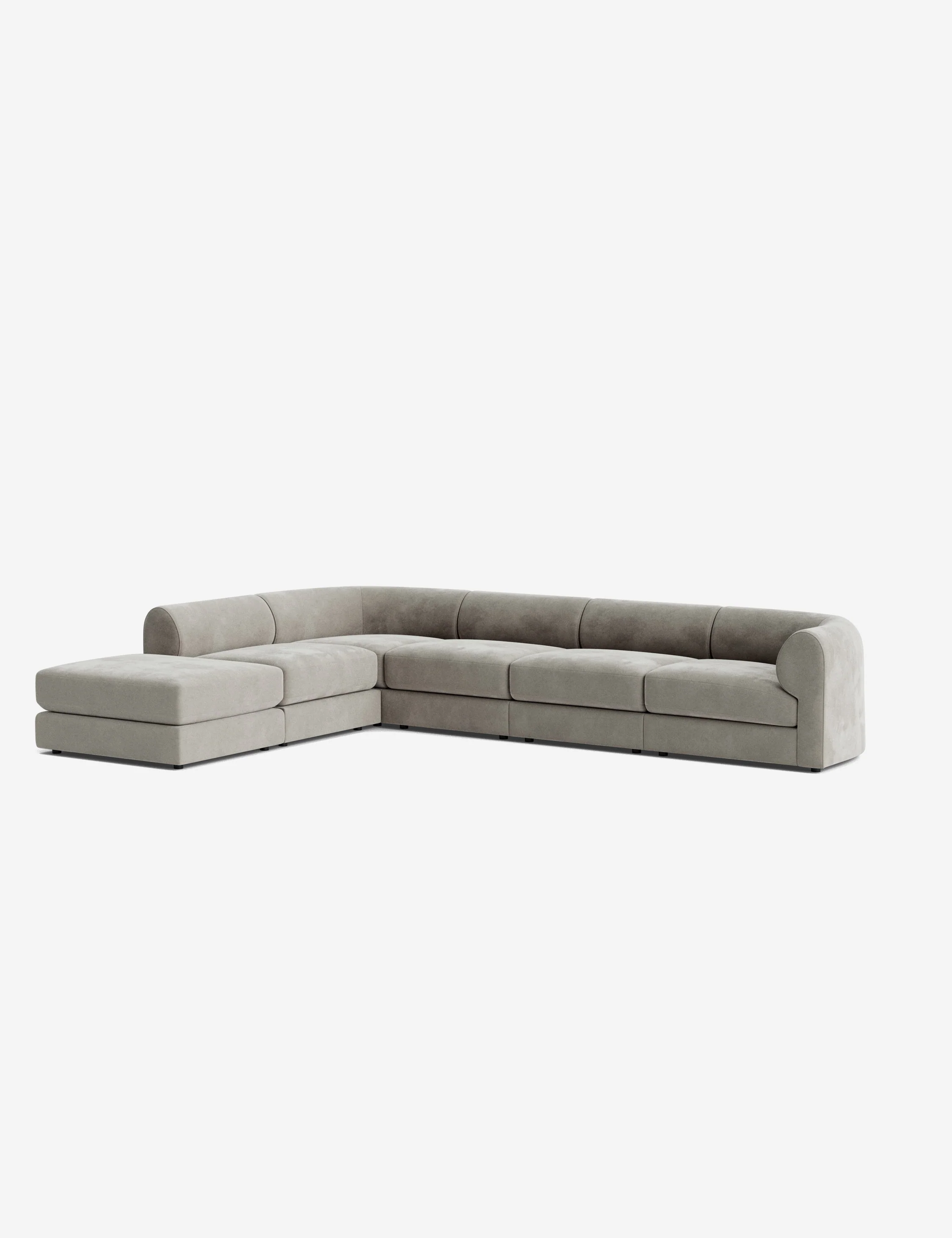 Sergio Modular Corner Sectional Sofa With Ottoman - Image 173