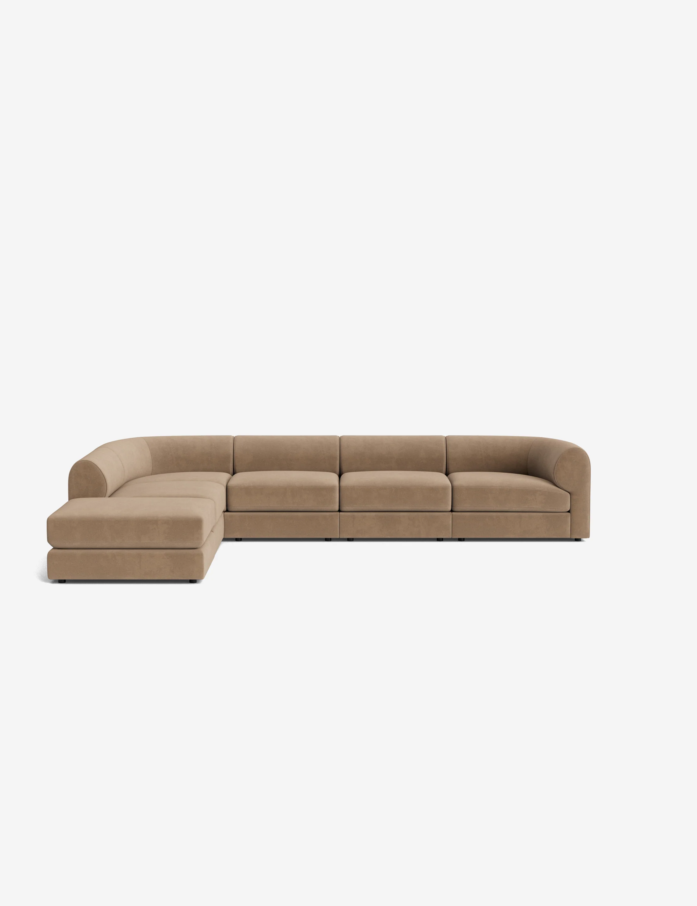 Sergio Modular Corner Sectional Sofa With Ottoman - Image 228