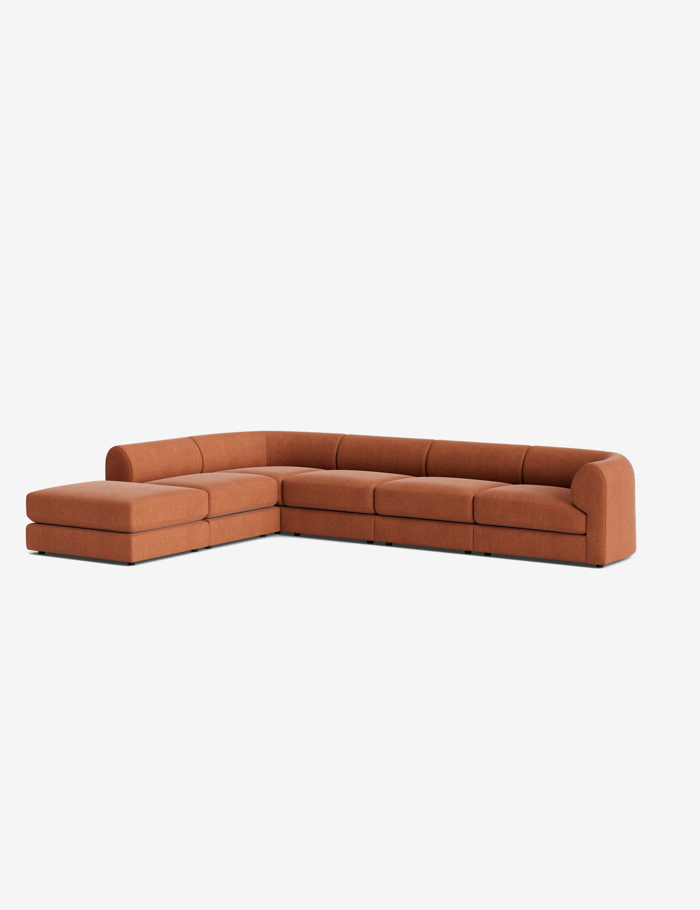 Sergio Modular Corner Sectional Sofa With Ottoman - Image 233