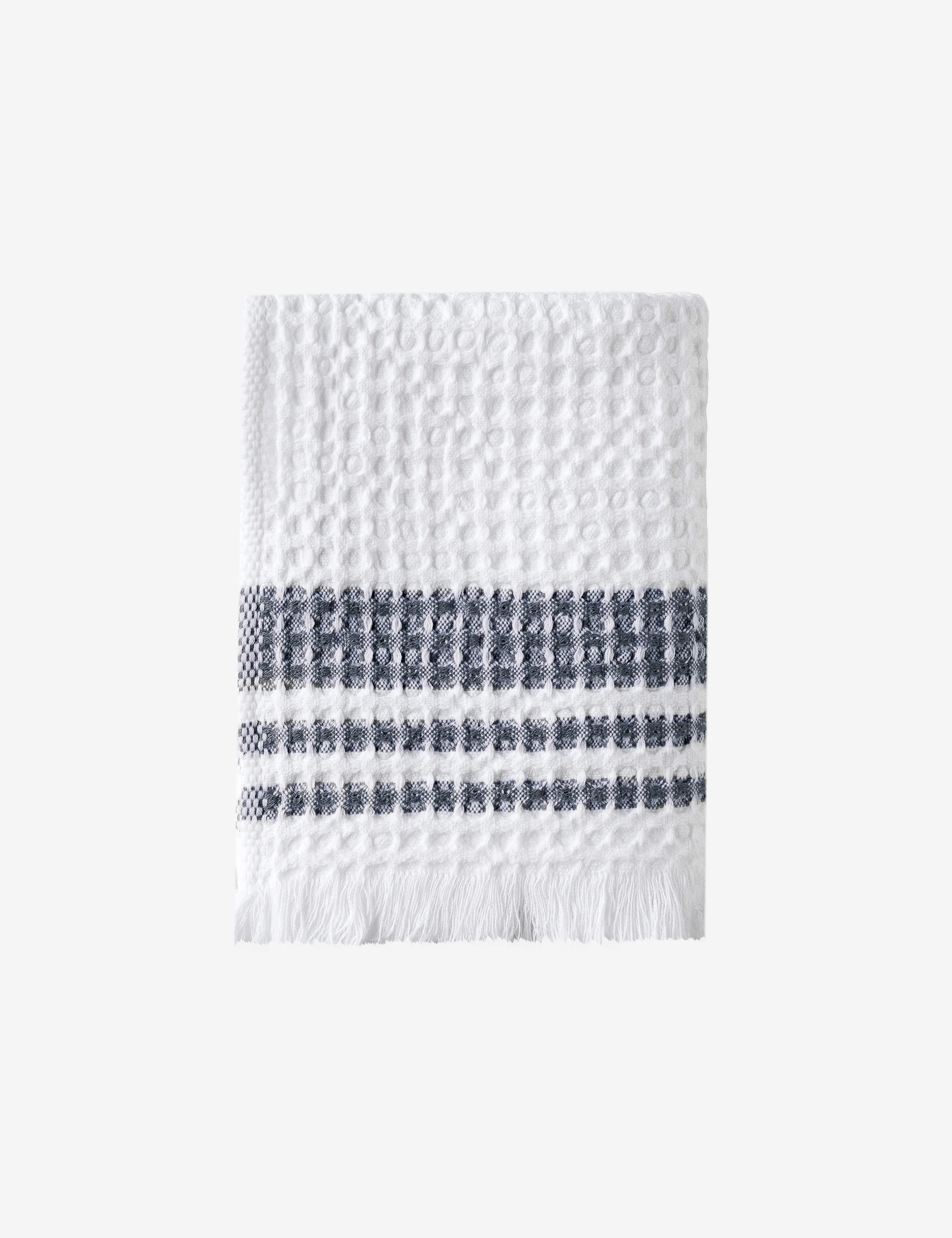 Organic Belgian Waffle Hand Towels (Set of 2) by Mungo - Image 2