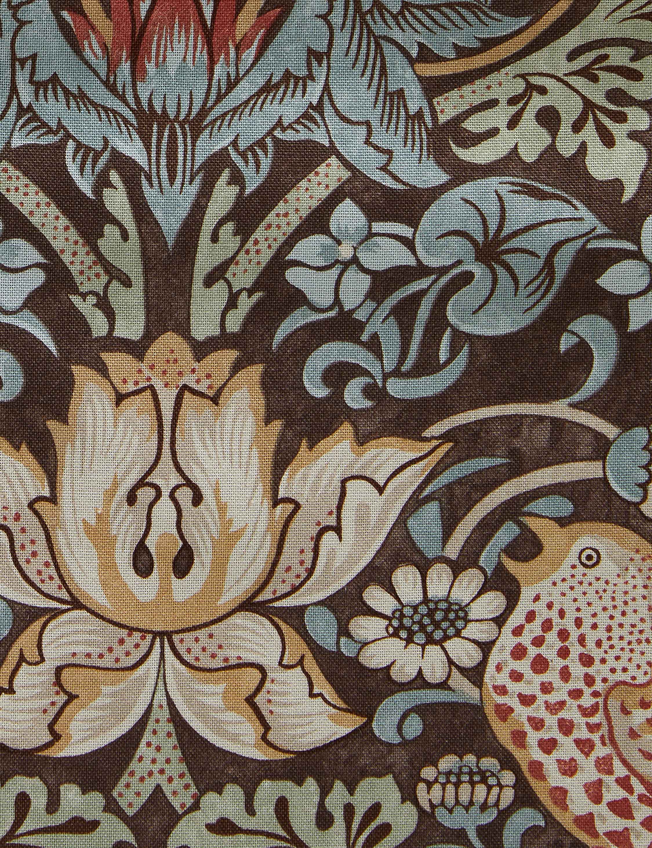 Strawberry Thief Cotton Fabric by Morris & Co. - Image 4