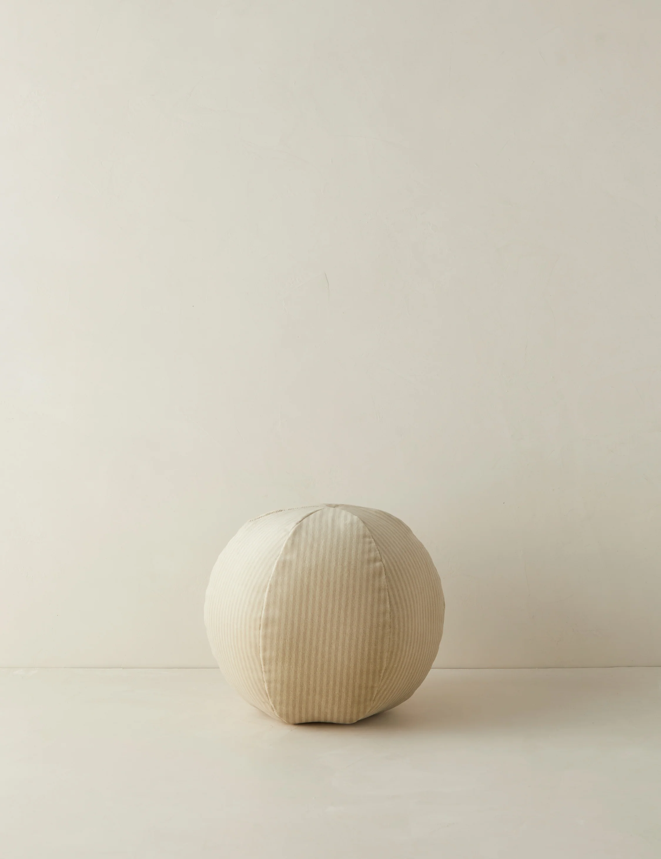 Striped Velvet Ball Pillow by Sarah Sherman Samuel - Image 2