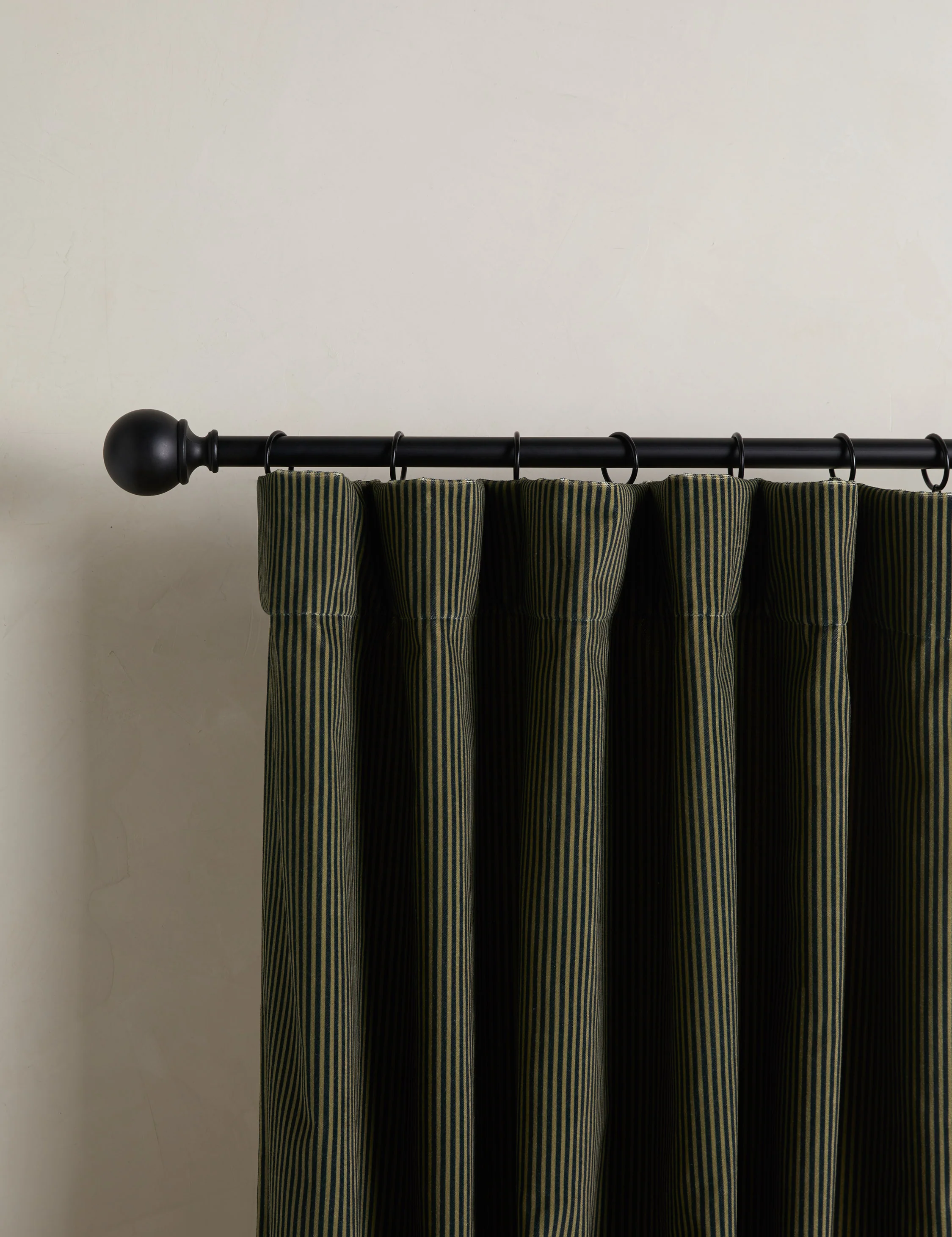 Striped Velvet Curtain Panel by Sarah Sherman Samuel - Image 15