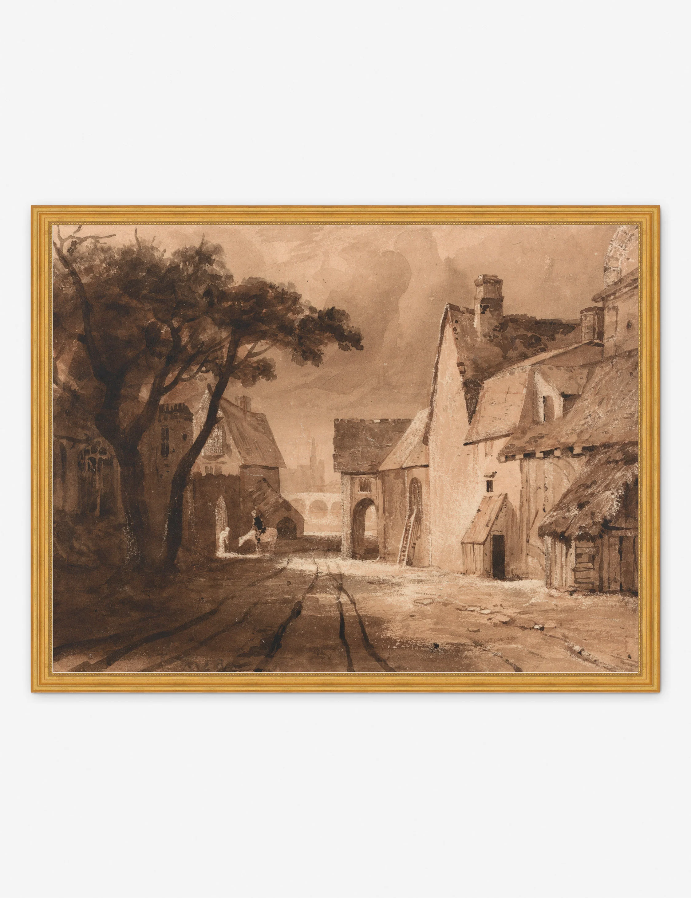 Study of Old Buildings Print by Samuel Palmer - Image 3