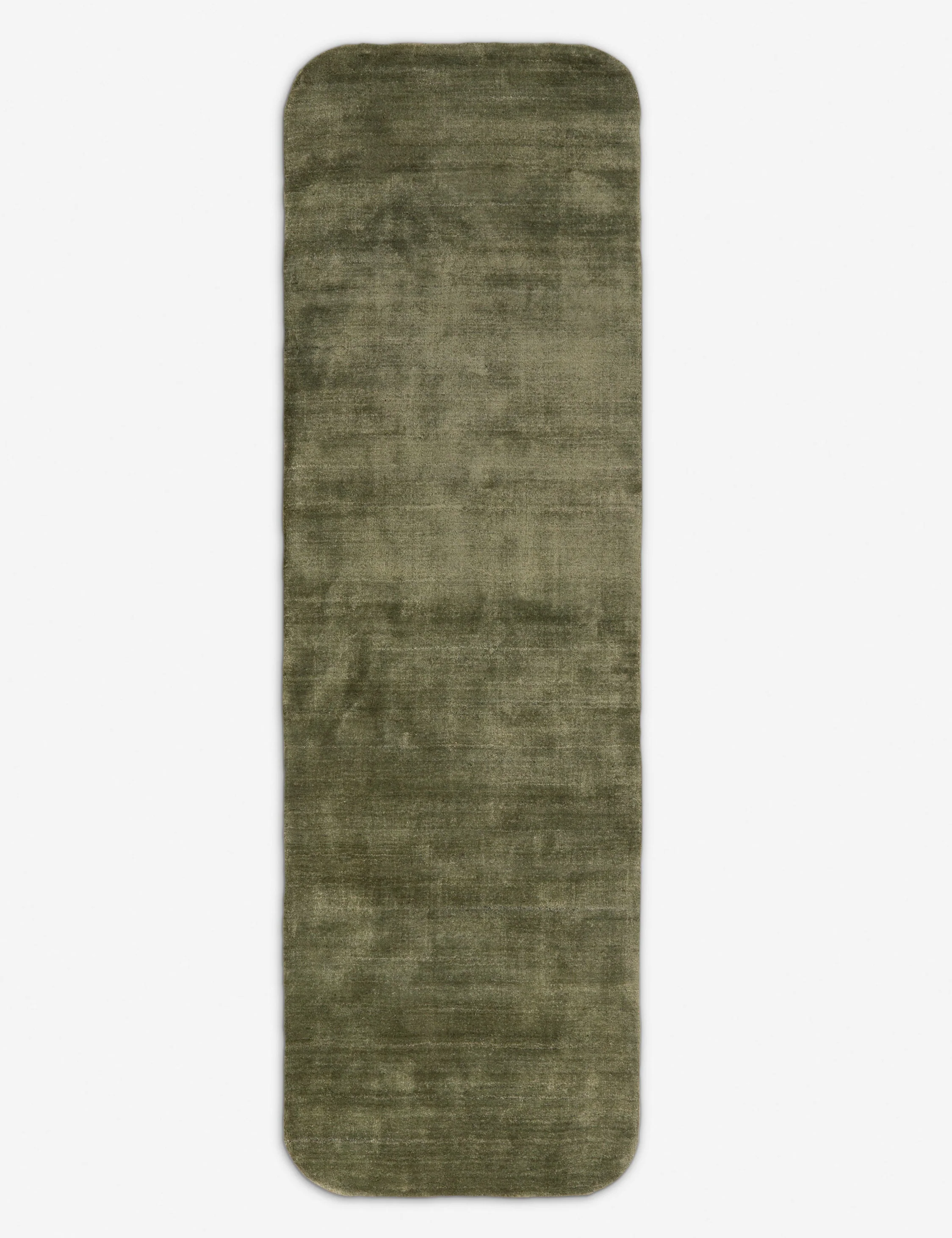 Sutton Hand-Loomed Rug Swatch by Aimee Song, Deep Sage - Image 7
