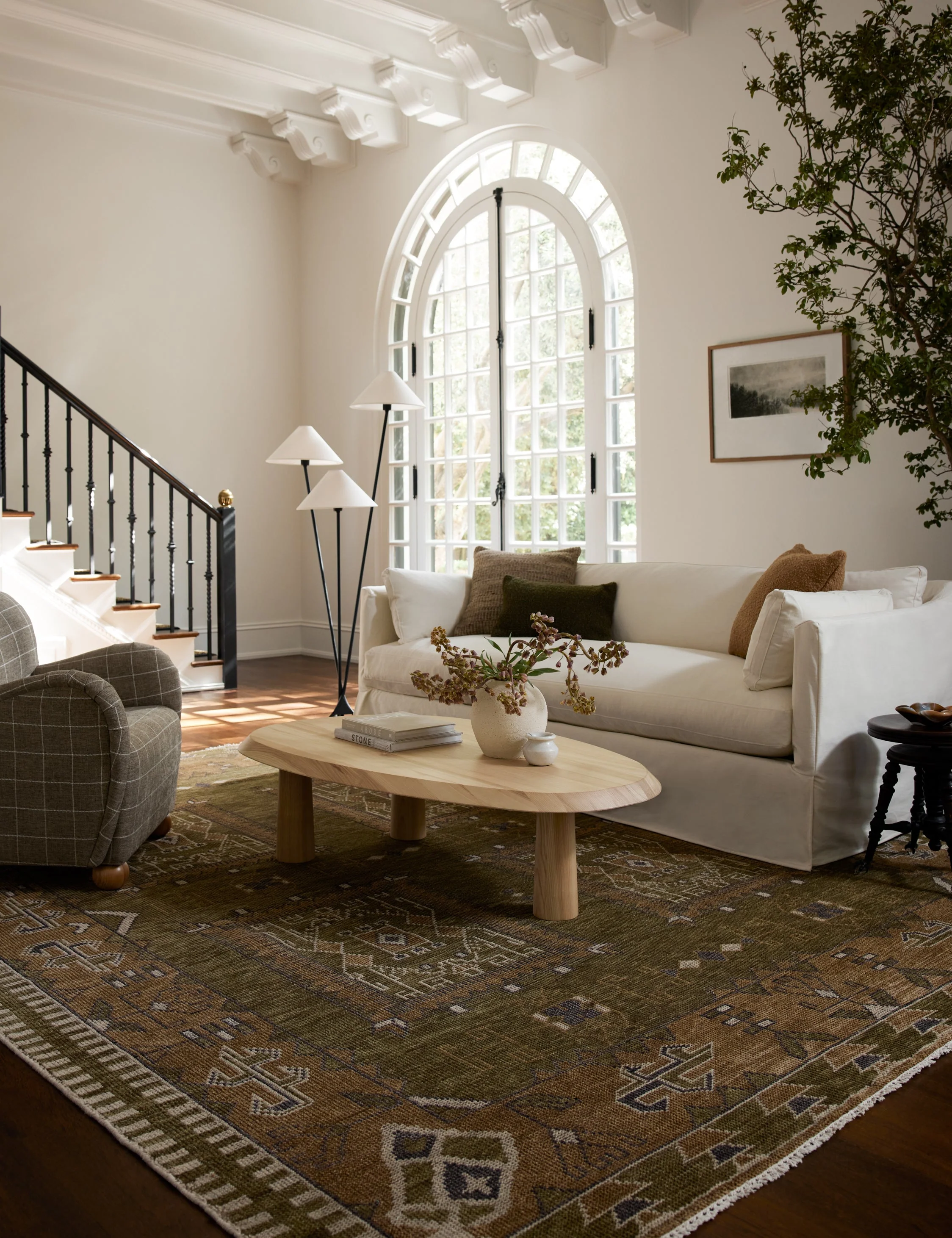 Tahj Hand-Knotted Wool Rug Swatch - Image 5