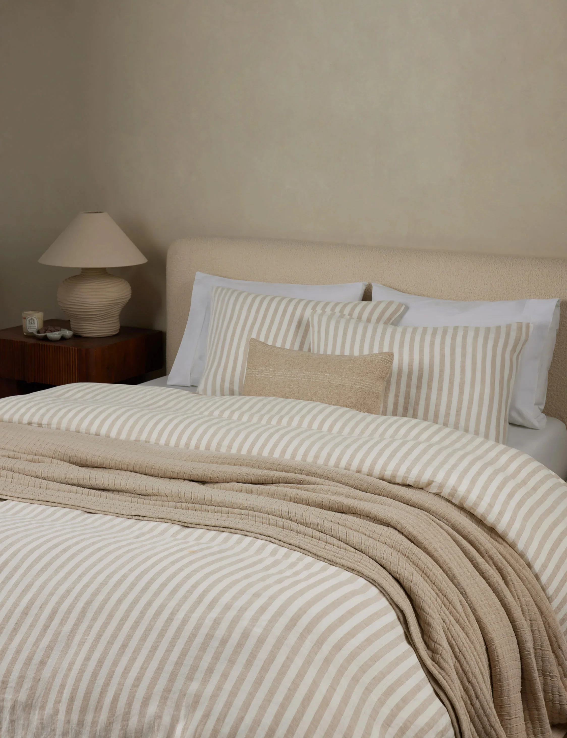 Thayer Striped European Flax Linen® Sham