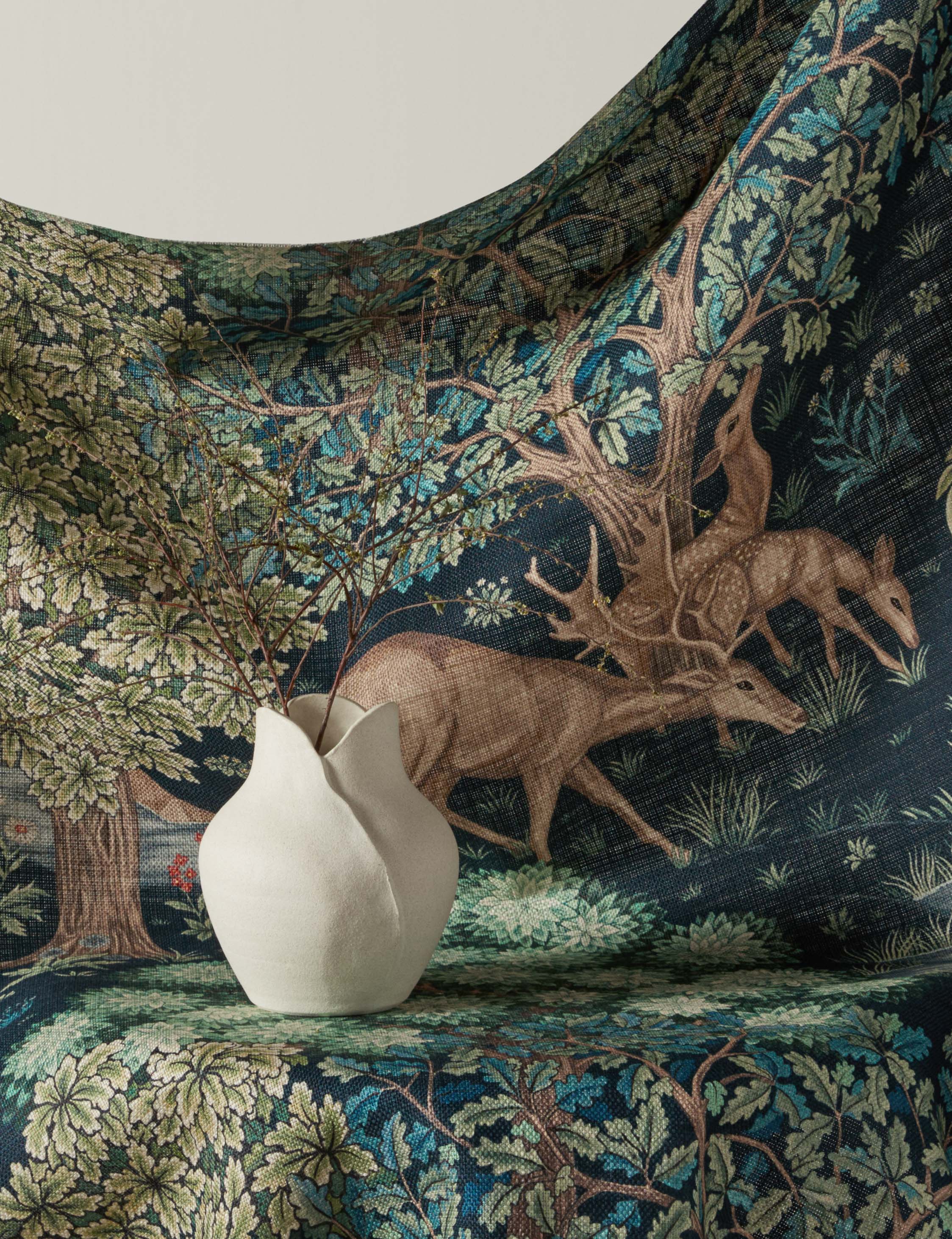 The Brook Tapestry Viscose Fabric by Morris & Co. - Image 4