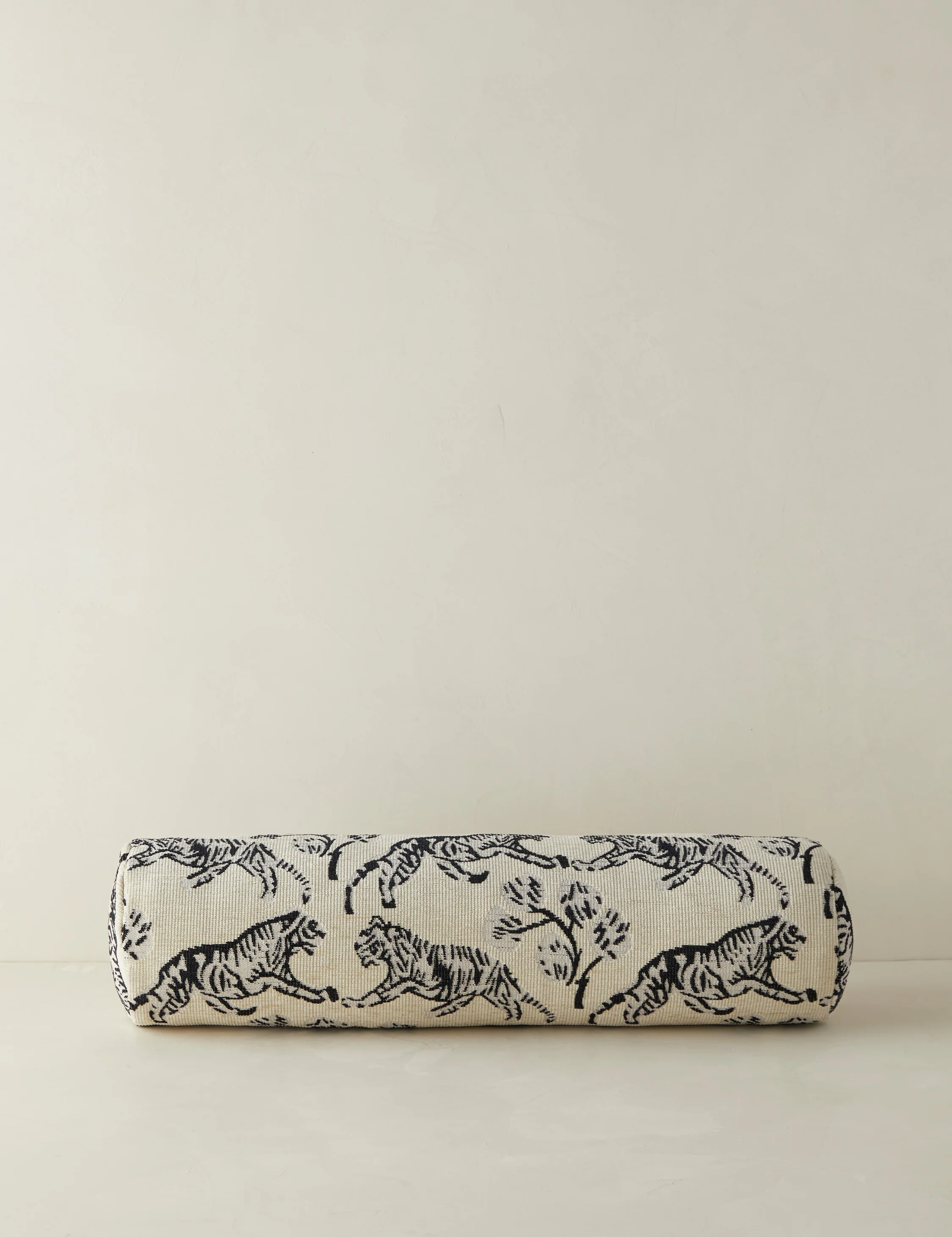 Tiger Jacquard Bolster Pillow by Sarah Sherman Samuel - Image 3