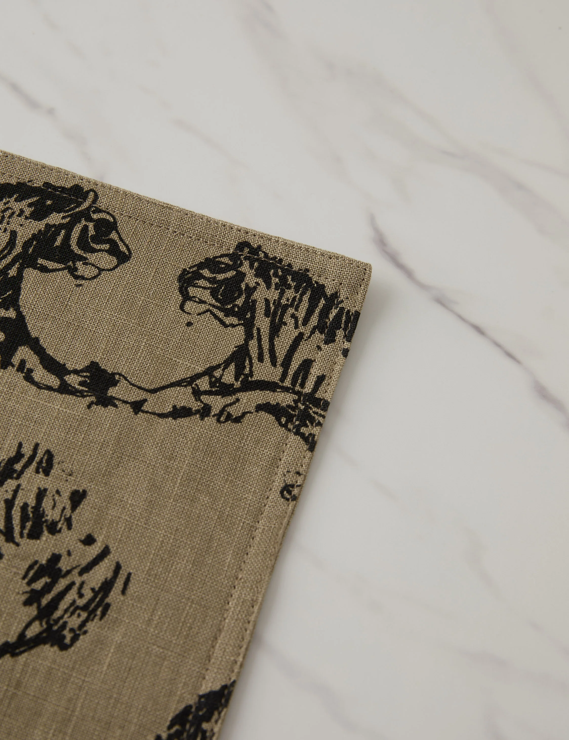 Tiger Linen Placemats (Set of 4) by Sarah Sherman Samuel - Image 6