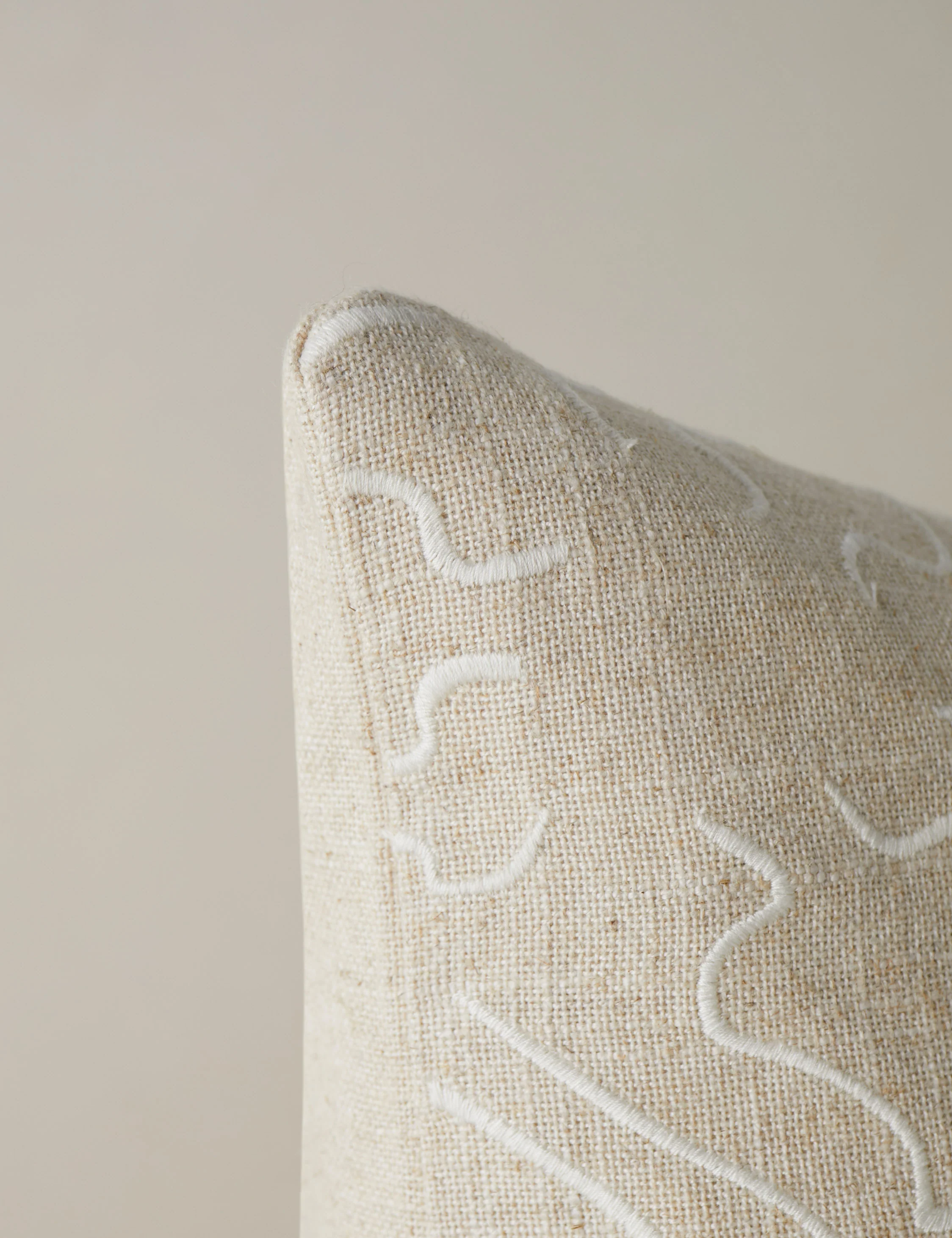 Topos Embroidered Pillow by Élan Byrd - Image 8