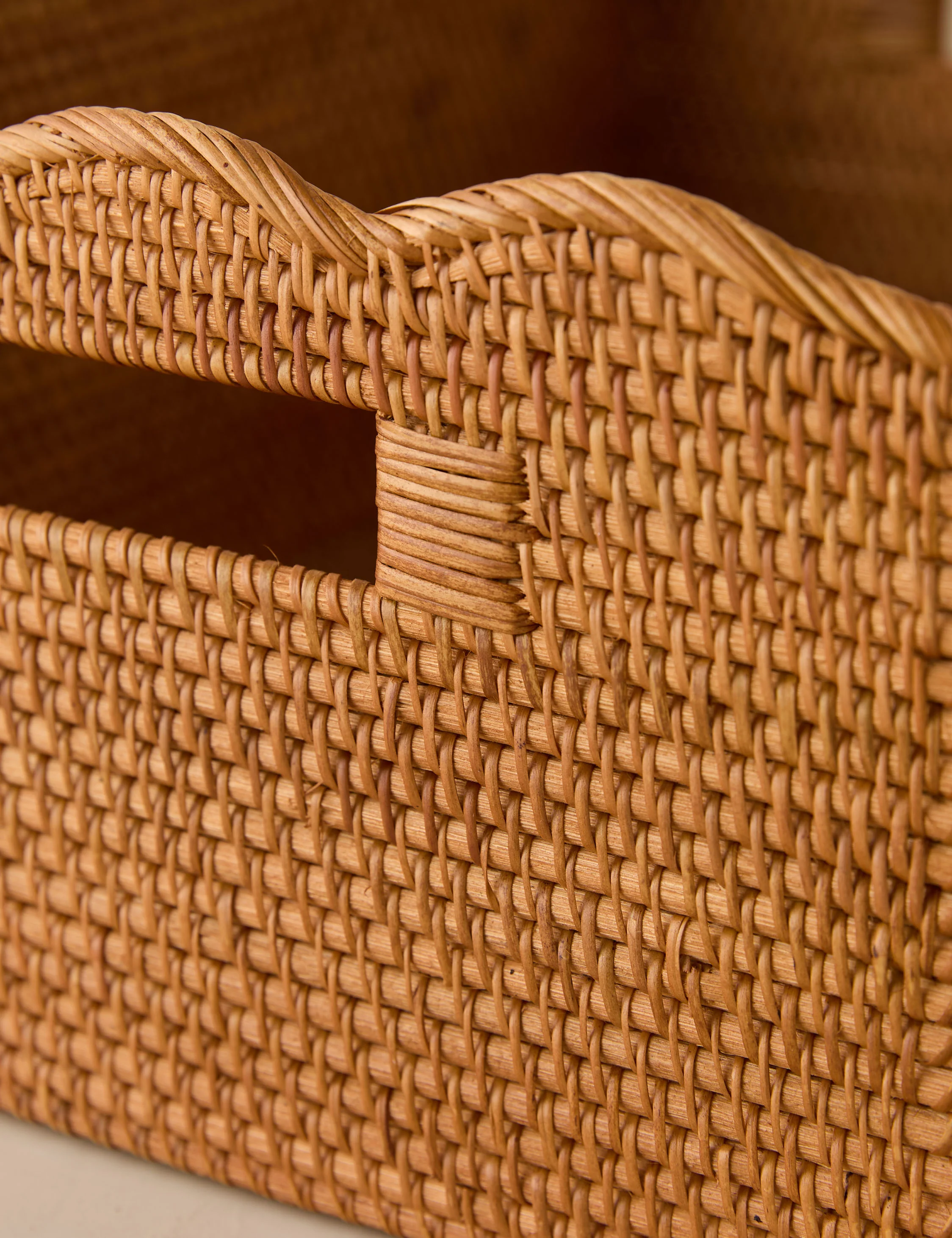Tyna Rattan Storage Bin - Image 11