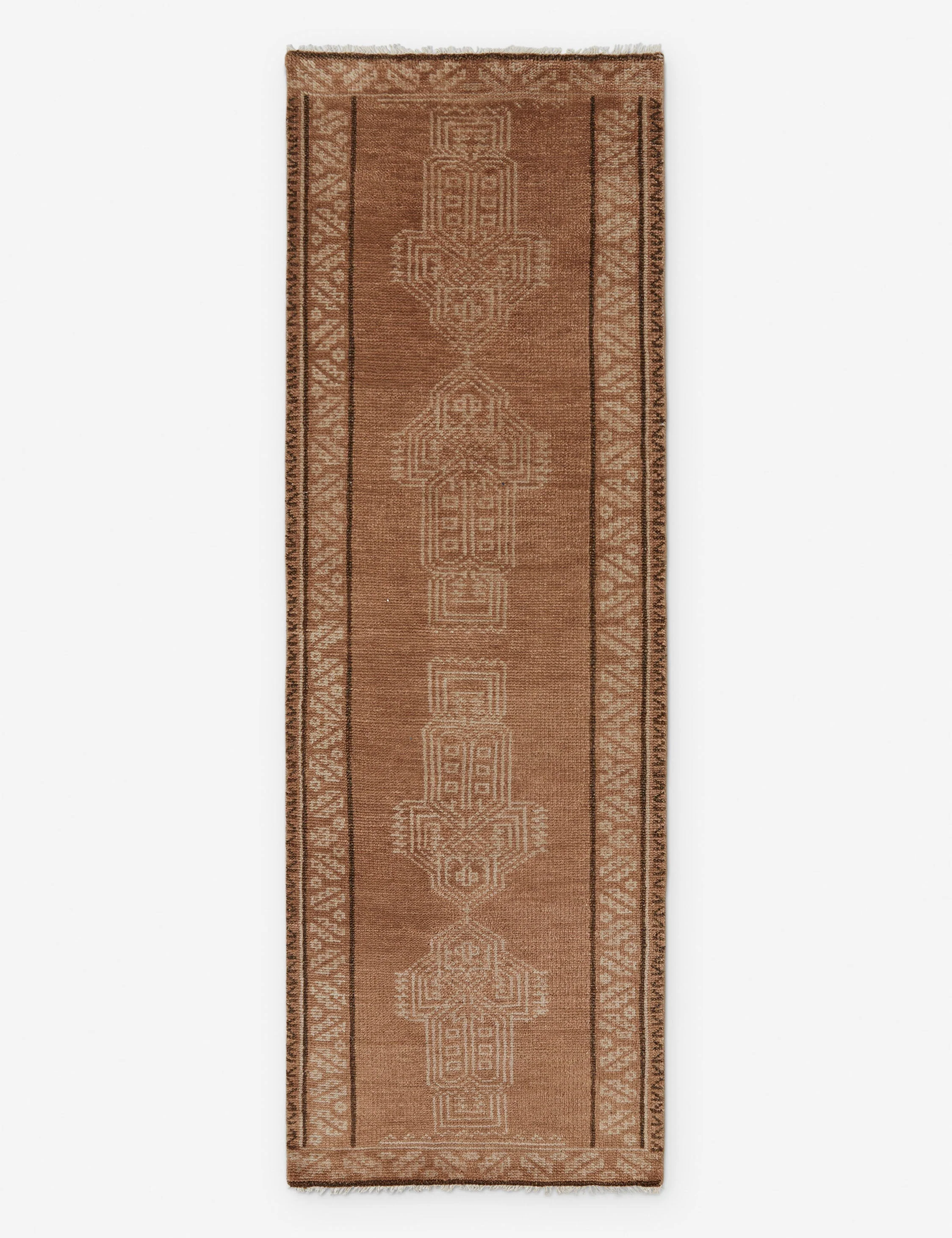 Velasquez Hand-Knotted Wool Rug Swatch, Rust - Image 11