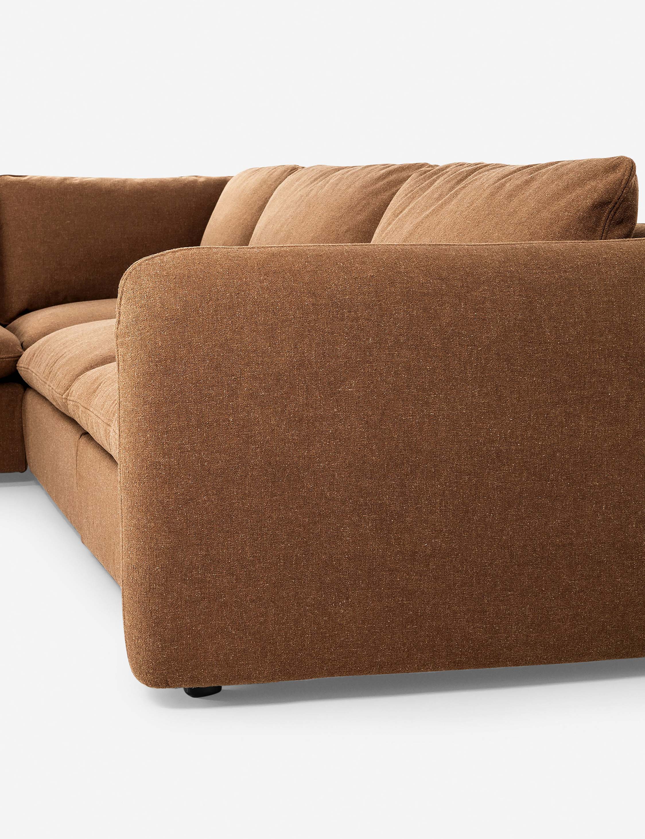 Verbena 4-Piece Sectional Sofa With Ottoman - Image 5