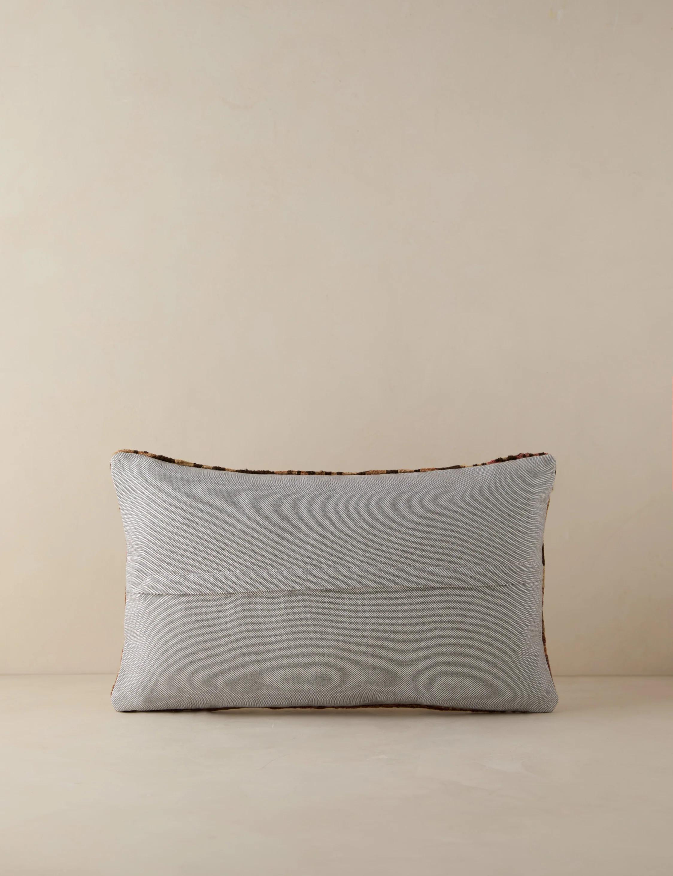 Vintage Lumbar Pillow No. 182, 12" x 20" - Image 2