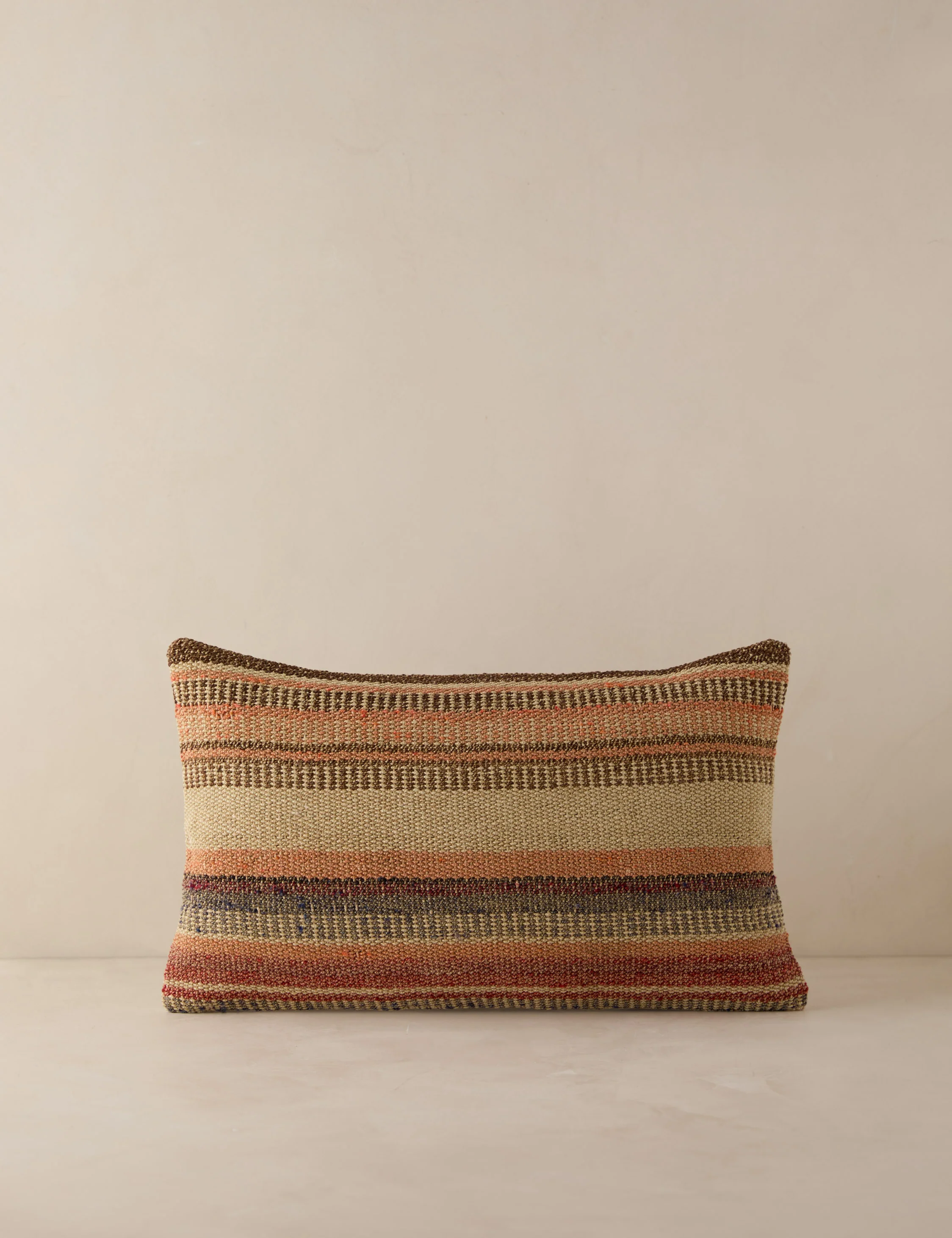Vintage Lumbar Pillow No. 193, 12" x 20"