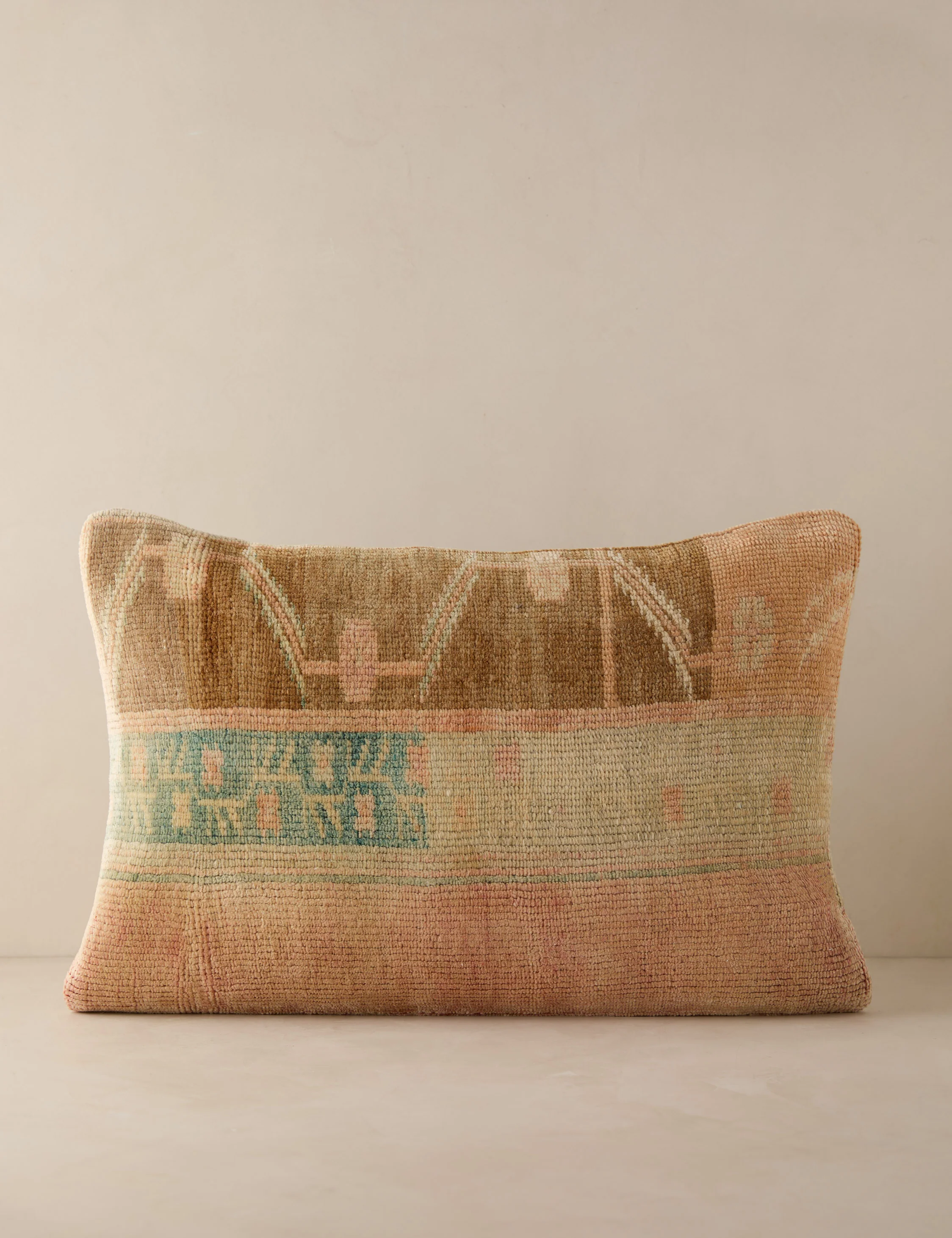 Vintage Lumbar Pillow No. 258, 16" x 24"