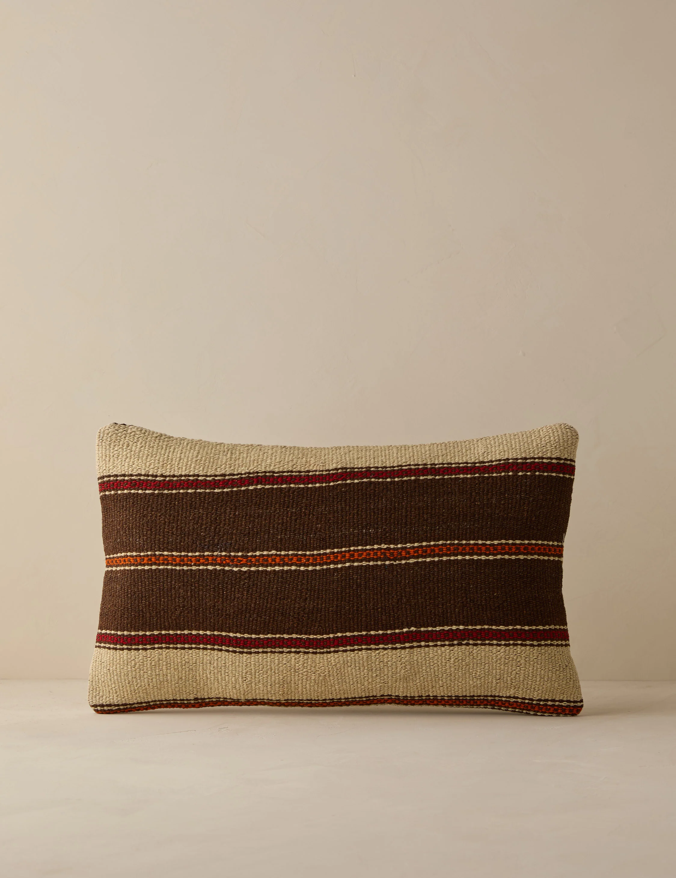 Vintage Lumbar Pillow No. 262, 12" x 20"