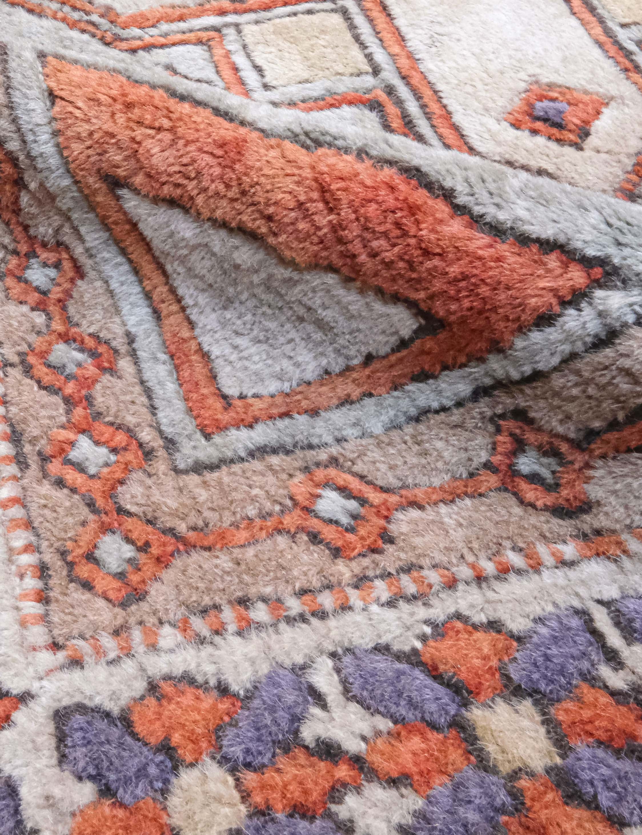 Vintage Moroccan Rug no. 87, 4' x 5'8" - Image 3