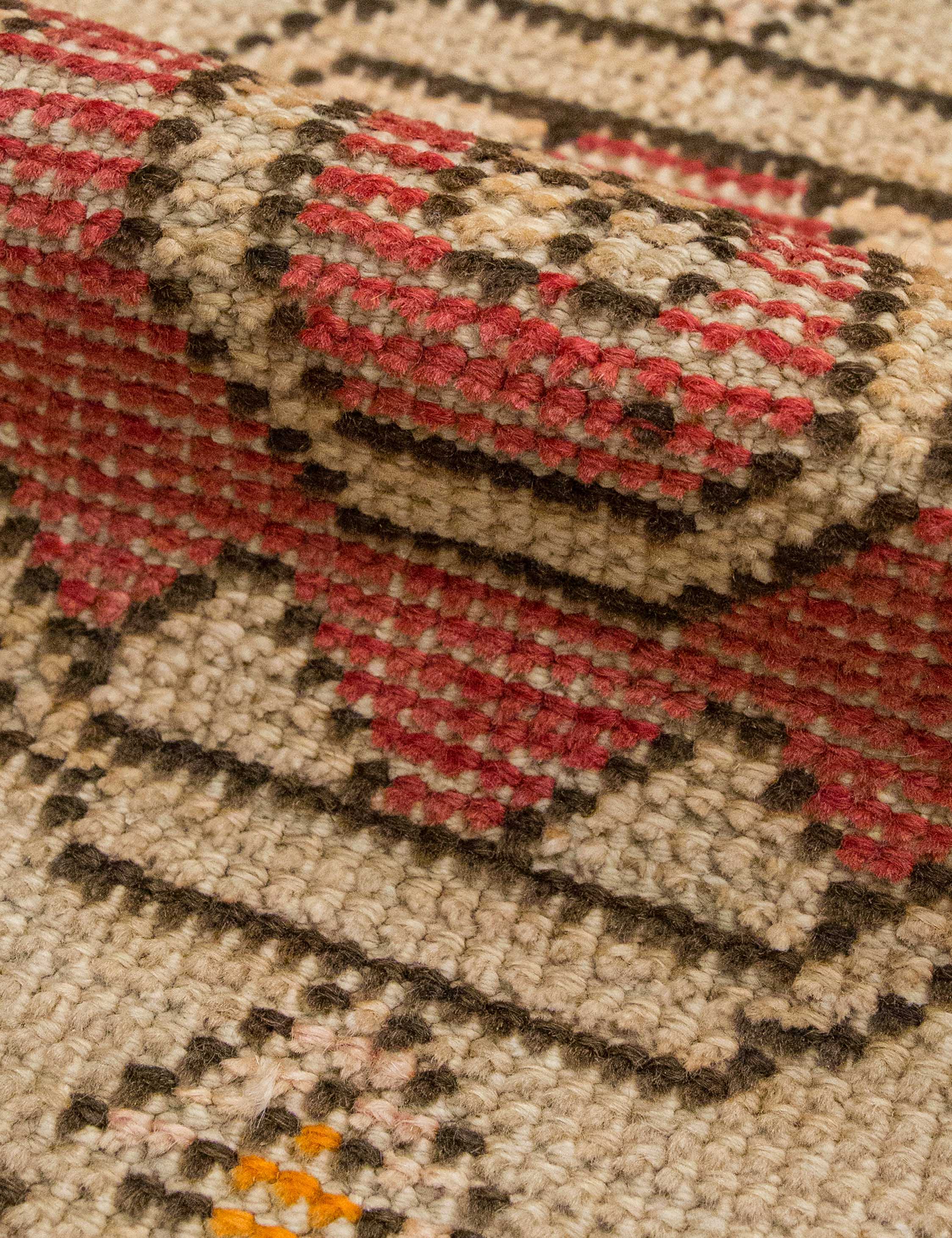 Vintage Turkish Hand-Knotted Wool Mini Rug No. 350, 1'6" x 3' - Image 4
