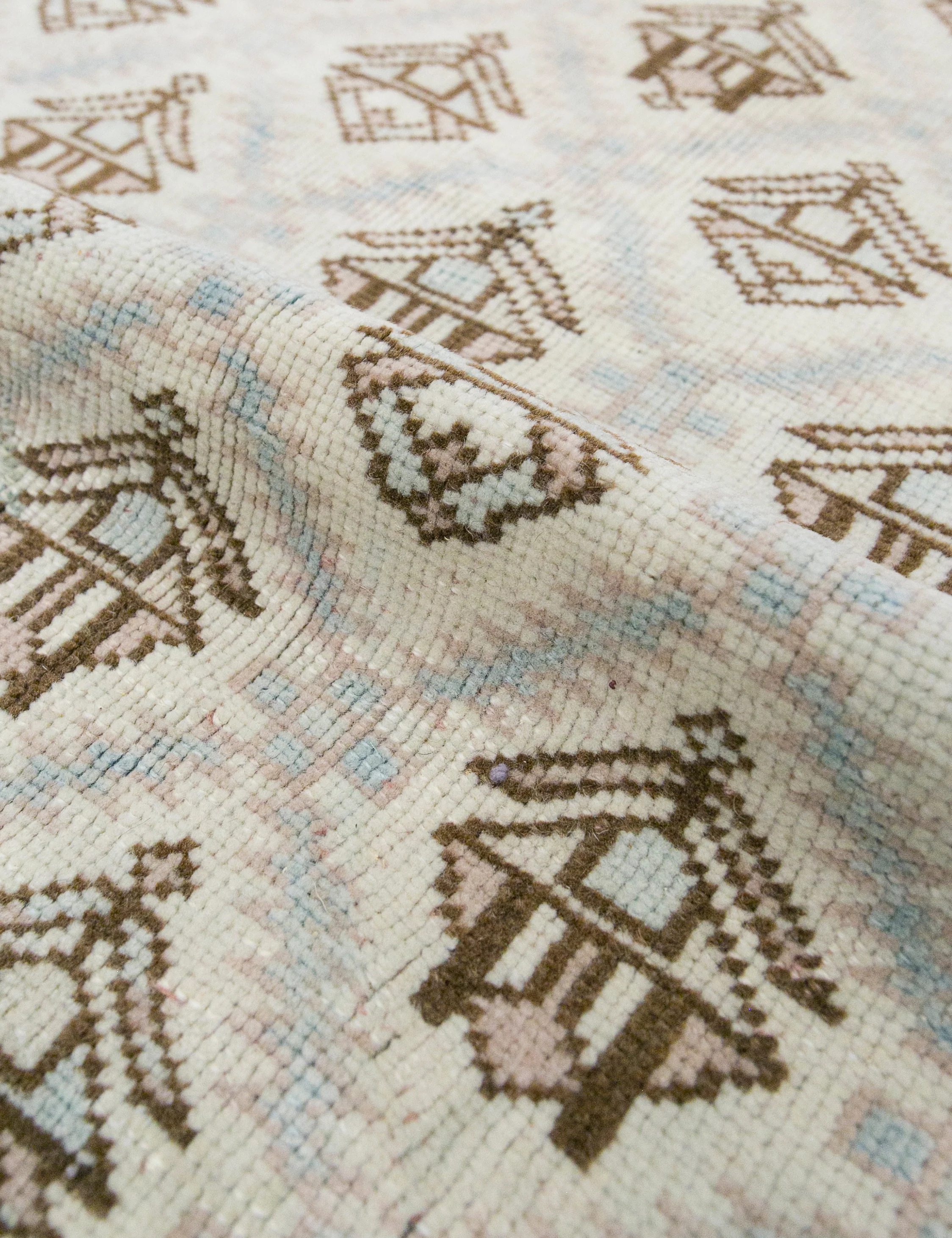 Vintage Turkish Hand-Knotted Wool Rug No. 372, 5'11" x 8'9" - Image 3