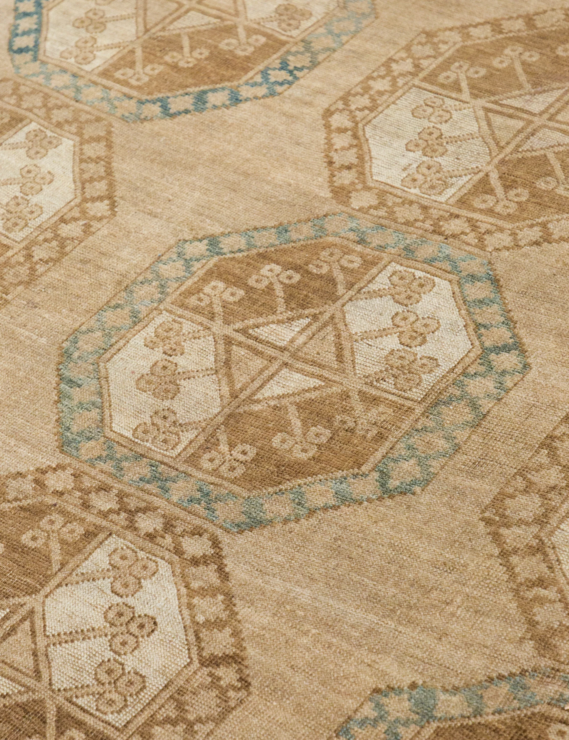 Vintage Turkish Hand-Knotted Wool Rug No. 393, 7'9" x 9'8" - Image 4