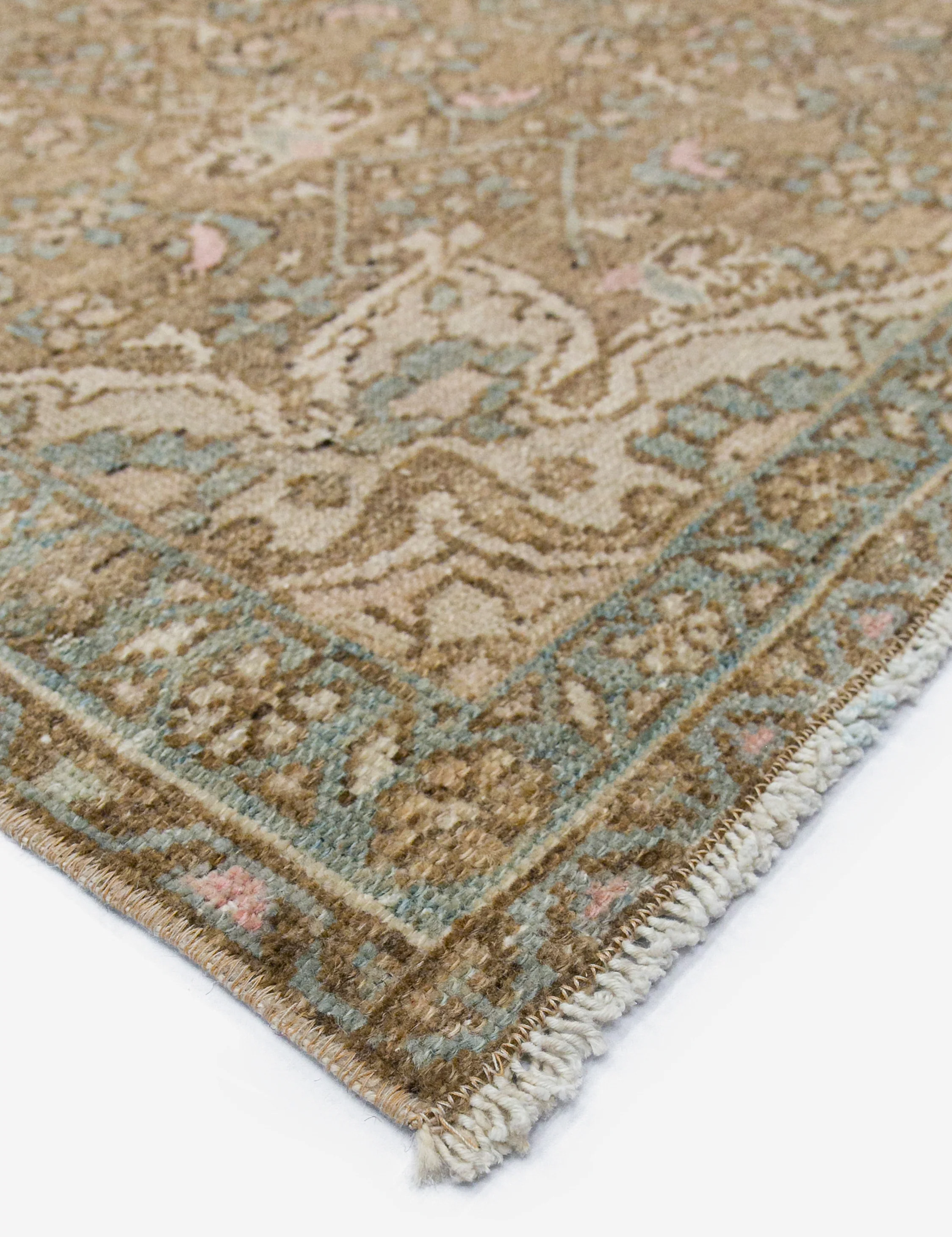 Vintage Turkish Hand-Knotted Wool Rug No. 445, 3'8" x 6'4" - Image 2