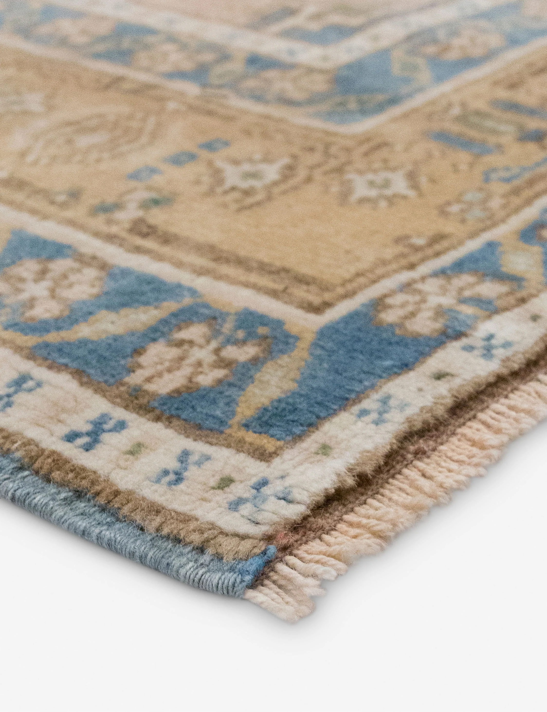 Vintage Turkish Hand-Knotted Wool Rug No. 536, 5'7" x 8'3" - Image 2