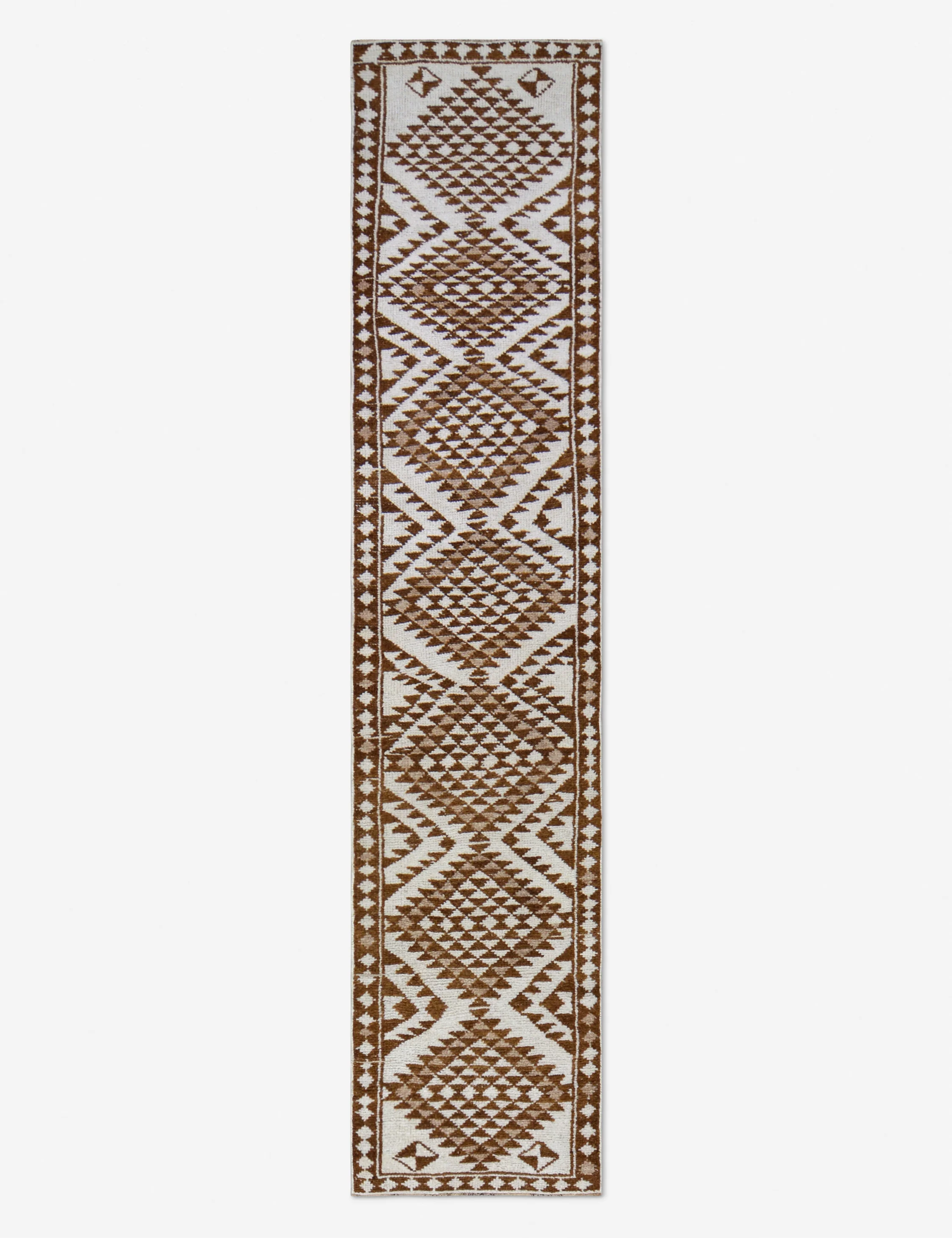 Vintage Turkish Hand-Knotted Wool Runner Rug No. 269, 2'7" x 11'8"