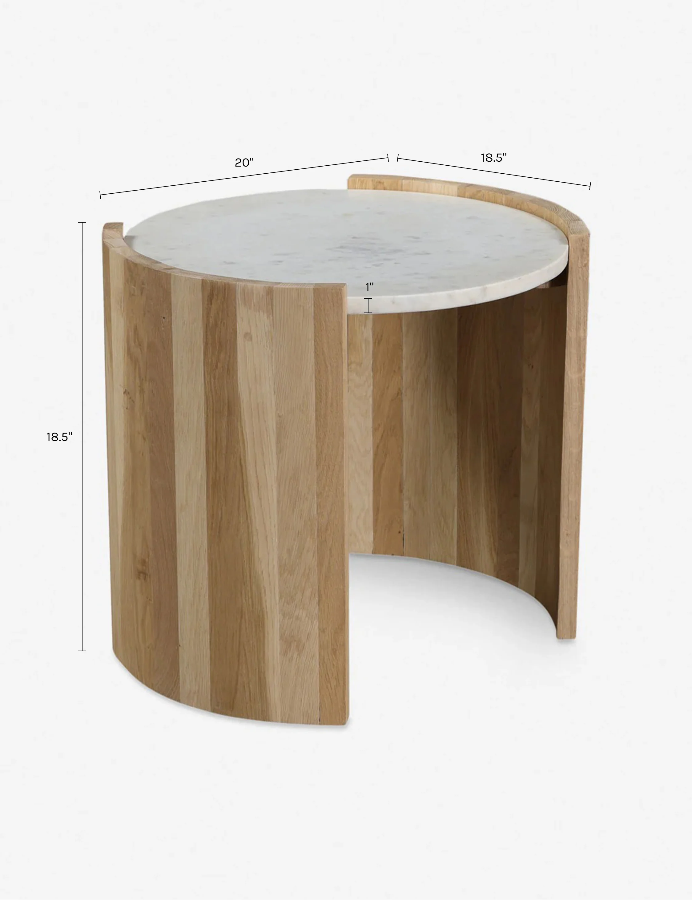 Whilem Round Side Table - Image 5