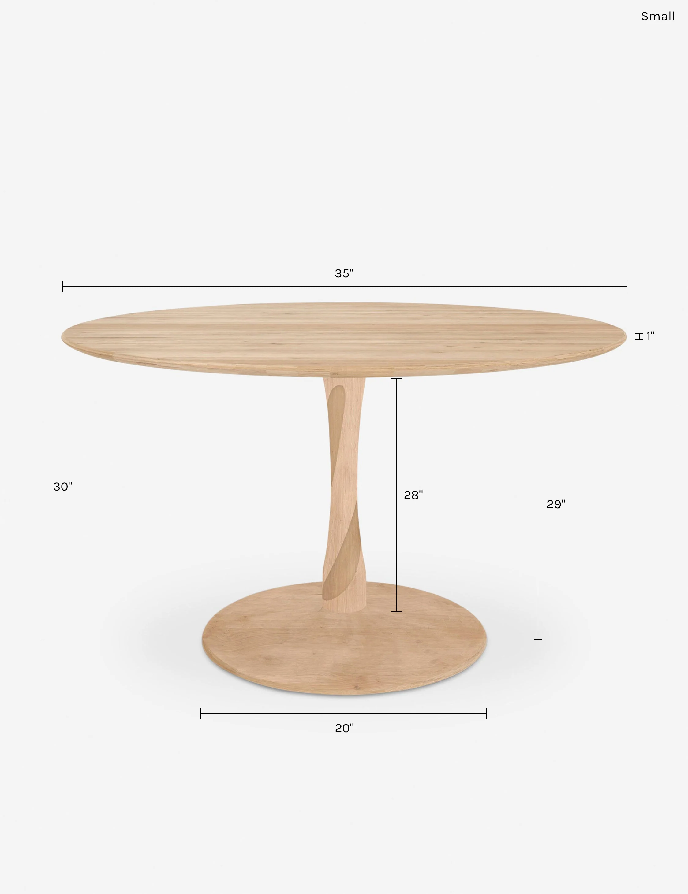 Yarissa Round Dining Table - Image 3
